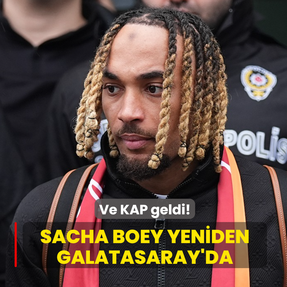 Ve KAP geldi! Sacha Boey yeniden Galatasaray'da