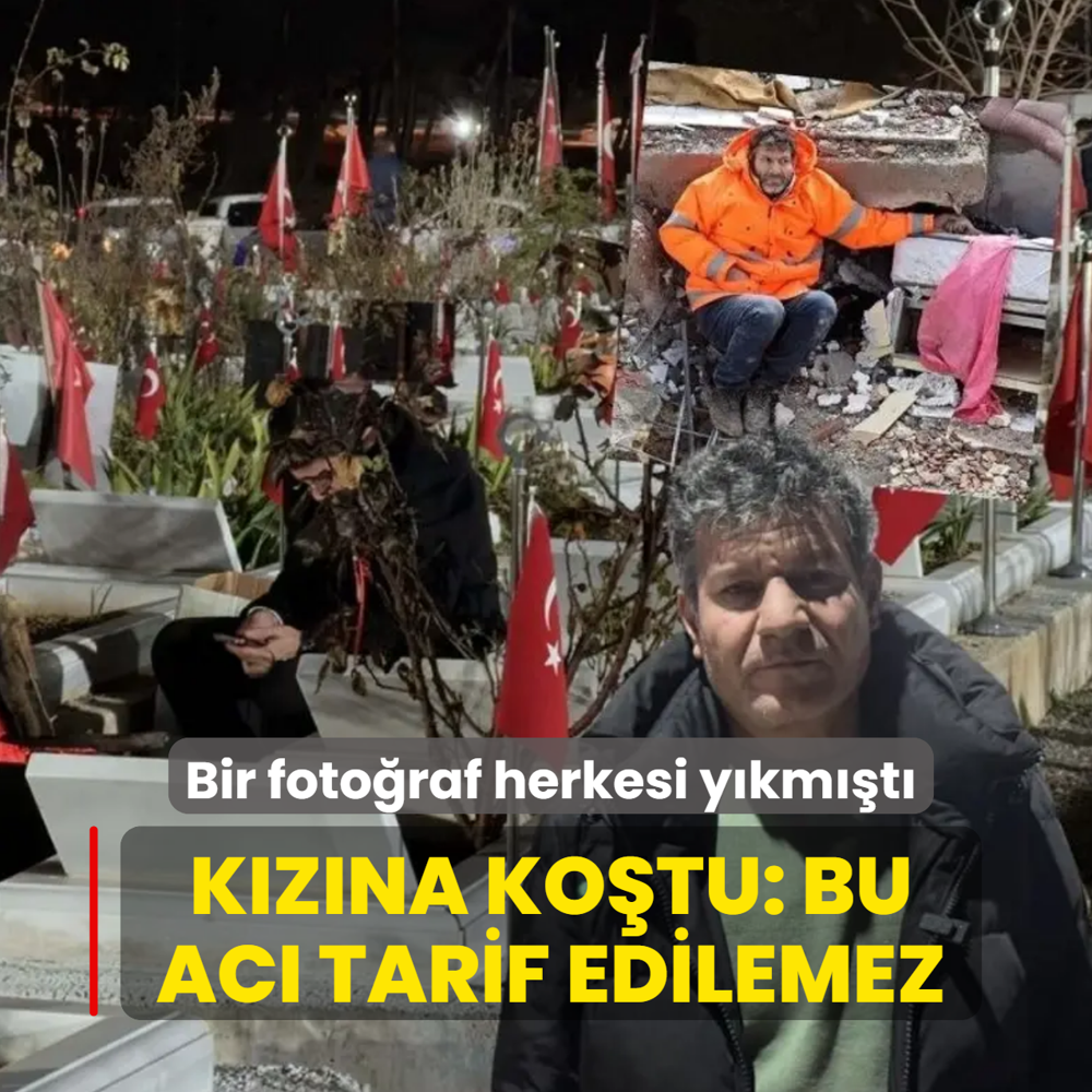 Bir foto�raf herkesi y�km��t�... Depremin unutulmaz ismi k�z�na ko�tu