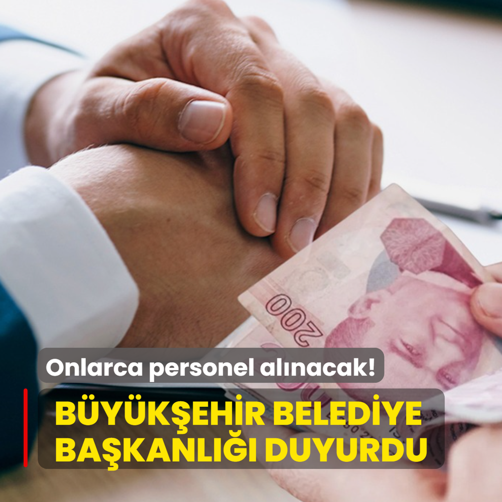 B�y�k�ehir Belediye Ba�kanl��� duyurdu: 60 KPSS puan� yetiyor! Onlarca personel al�m� yap�lacak