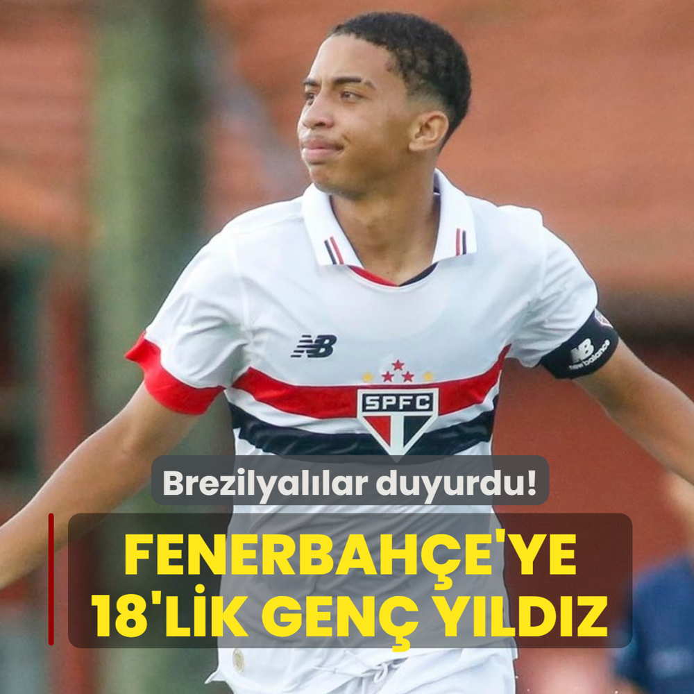 Brezilyal�lar duyurdu! Fenerbah�e 18'lik gencin pe�inde