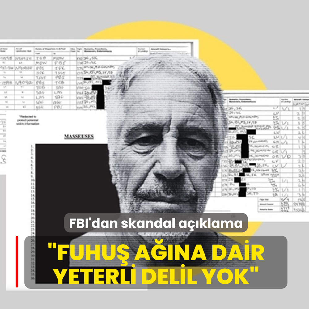 D�nyay� sarsan Epstein dosyas�nda FBI'dan skandal a��klama: Fuhu� a��na dair yeterli delil yok