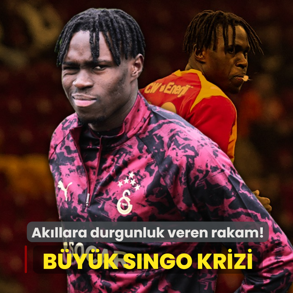 Galatasaray'da Wilfried Singo krizi! Ak�llara durgunluk veren rakam