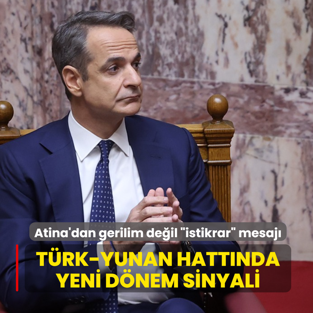 Mi�otakis'ten �sakin sular� mesaj�