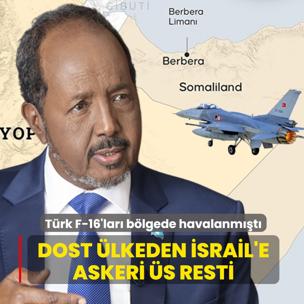 T�rk F-16'lar� b�lgede havalanm��t�... Dost �lkeden �srail'e askeri �s resti