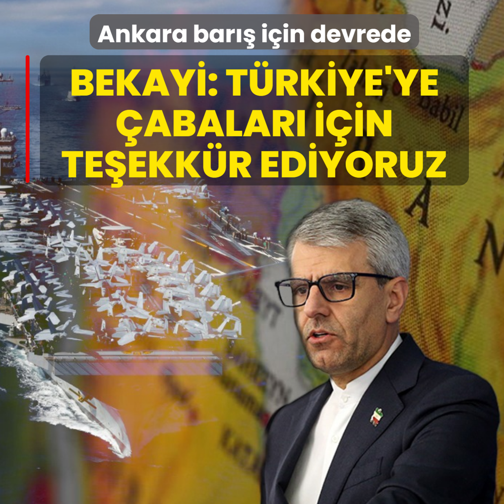 Ankara bar�� i�in devrede! Bekayi: T�rkiye'ye �abalar� i�in te�ekk�r ediyoruz
