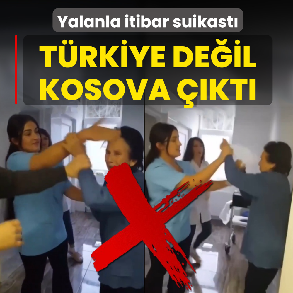 �Huzurevi� yalan�yla itibar suikast�! T�rkiye de�il Kosova ��kt�