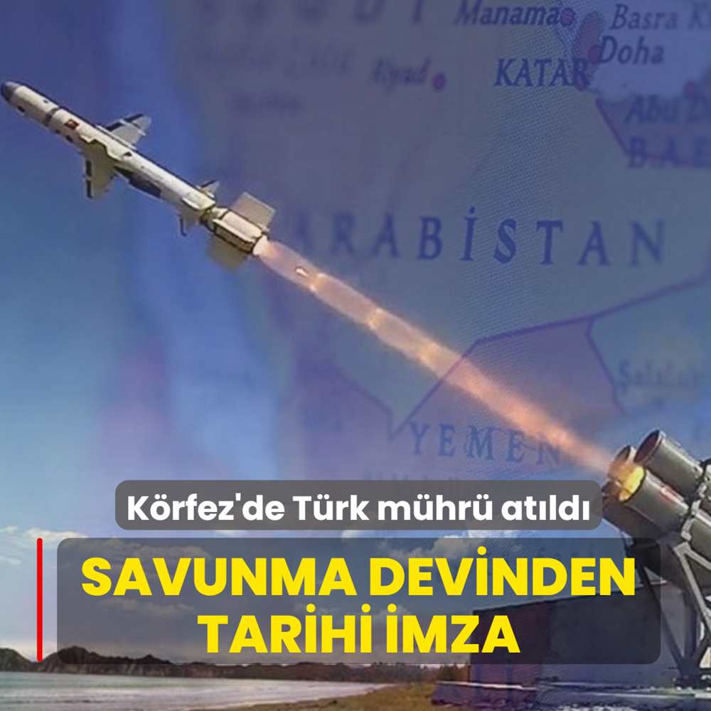 K�rfez'de T�rk m�hr� at�ld�! Savunma devinden tarihi imza
