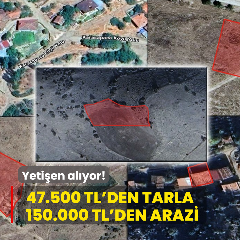 Milli Emlak duyurdu: 47.500 TL'den tarla, 150.000 TL'den arazi! Yeti�en al�yor...