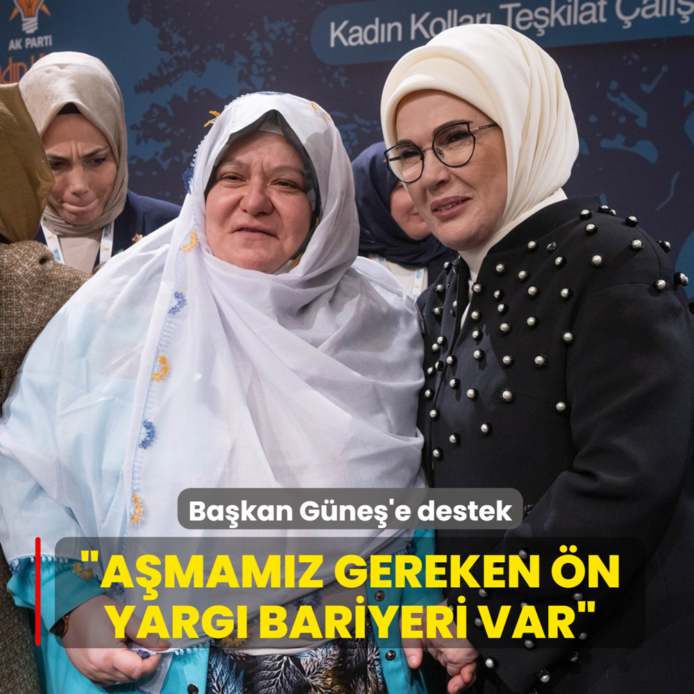 Belediye Ba�kan�'na k�yafet �zerinden �irkin hakaret! Emine Erdo�an: A�mam�z gereken �n yarg� bariyeri var