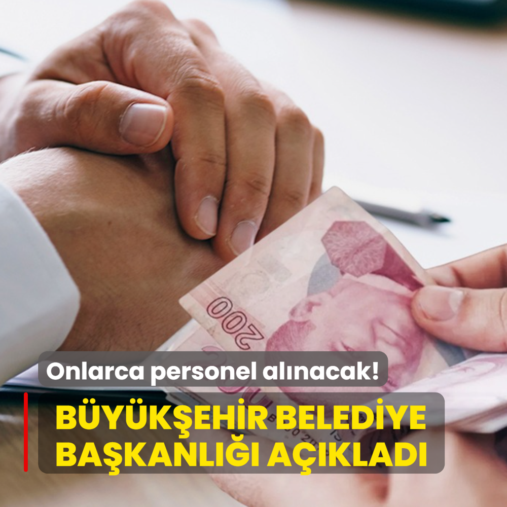 B�y�k�ehir Belediye Ba�kanl��� a��klad�: 60 KPSS puan� yetiyor! Onlarca personel al�m� yap�lacak