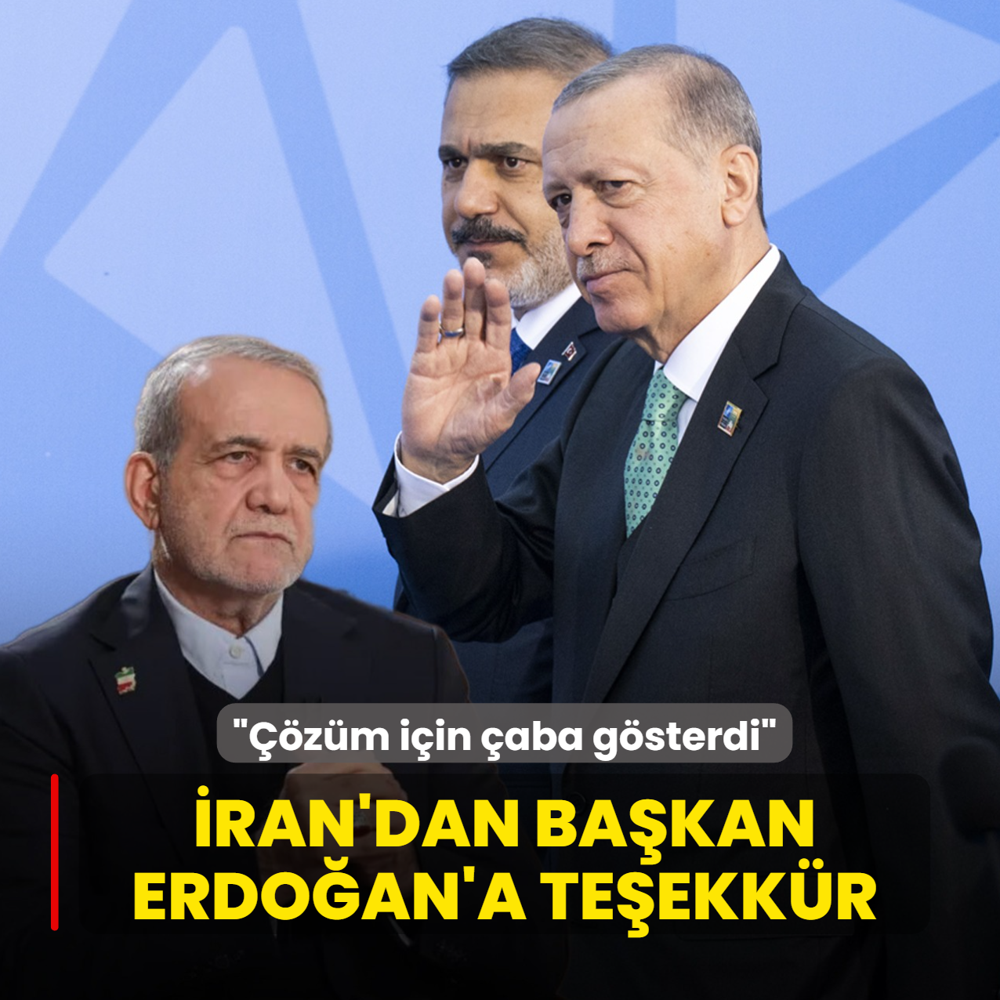 �ran'dan Ba�kan Erdo�an'a te�ekk�r: ��z�m i�in �aba g�sterdi