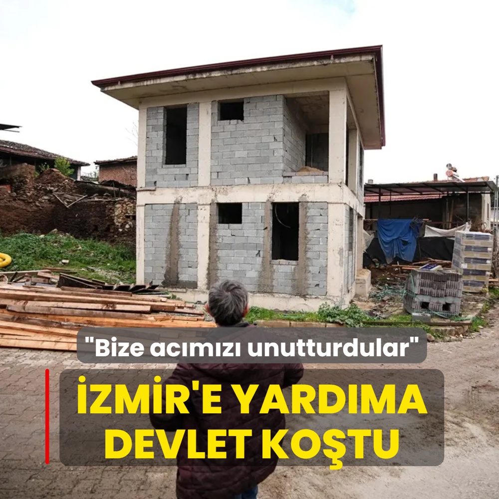�zmir'e yard�ma devlet ko�tu! K�l olan y�zlerce yuva in�a ediliyor