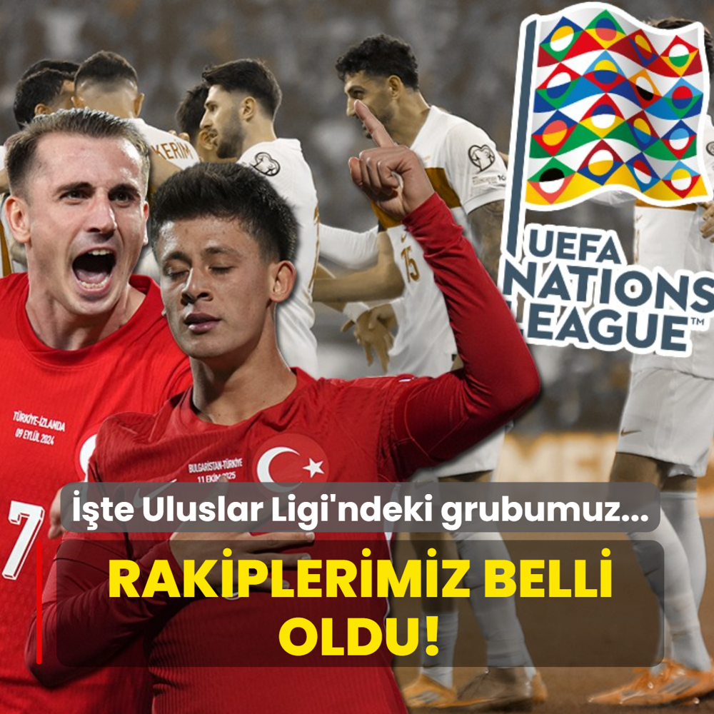 Rakiplerimiz belli oldu! ��te Uluslar Ligi'ndeki grubumuz...