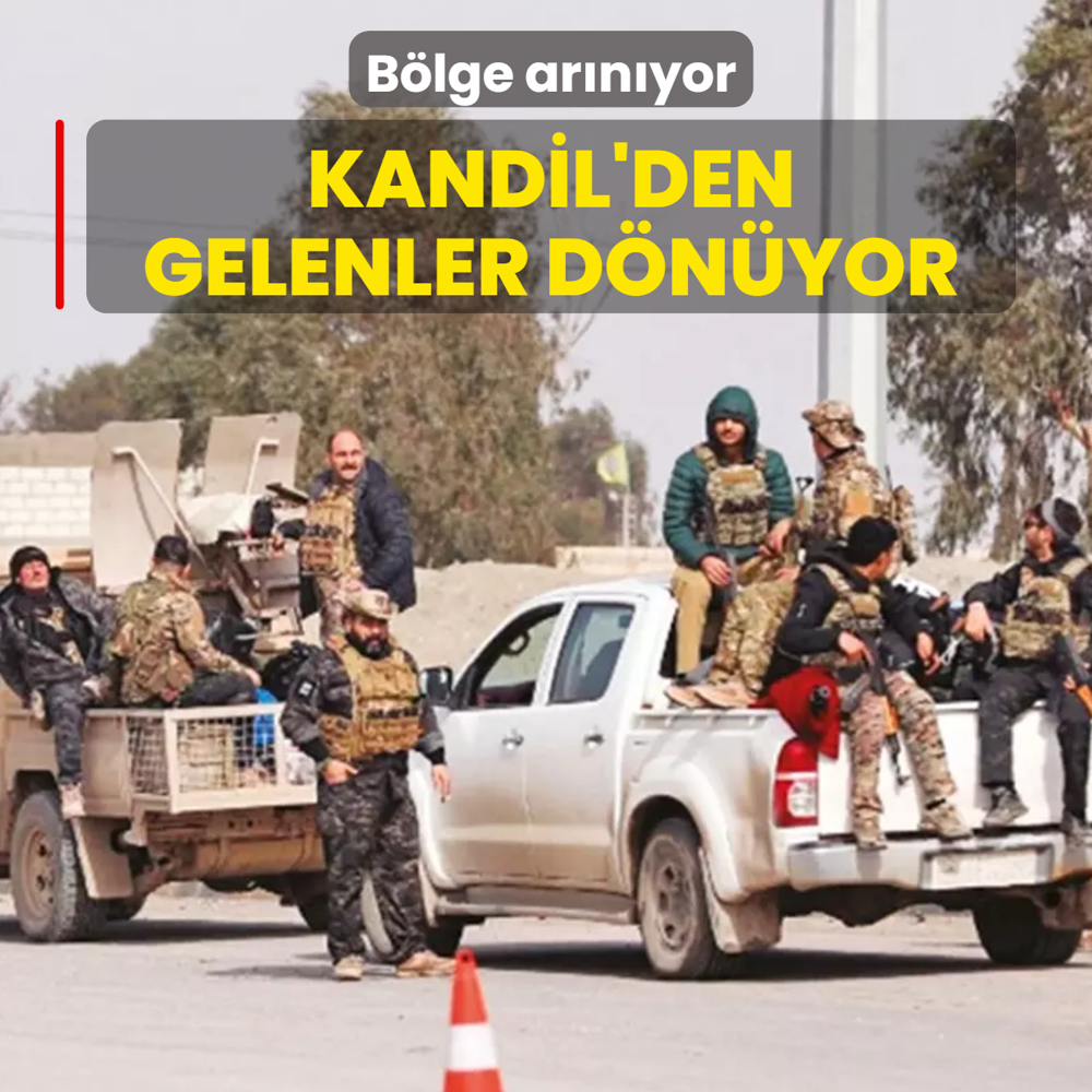 Suriyeli olmayan PKK'l�lar Kandil'e d�nd�