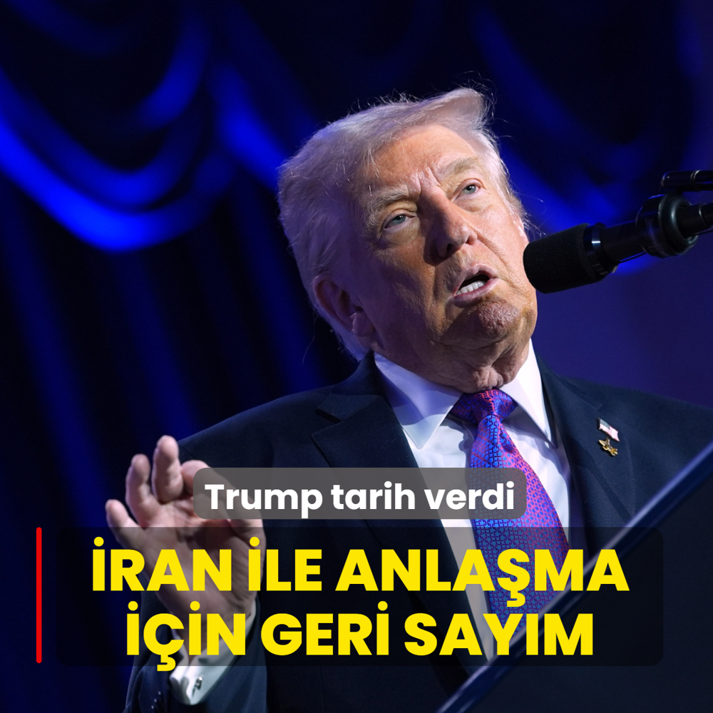 Trump tarih verdi: �ran ile bir anla�ma yapmam�z gerekiyor