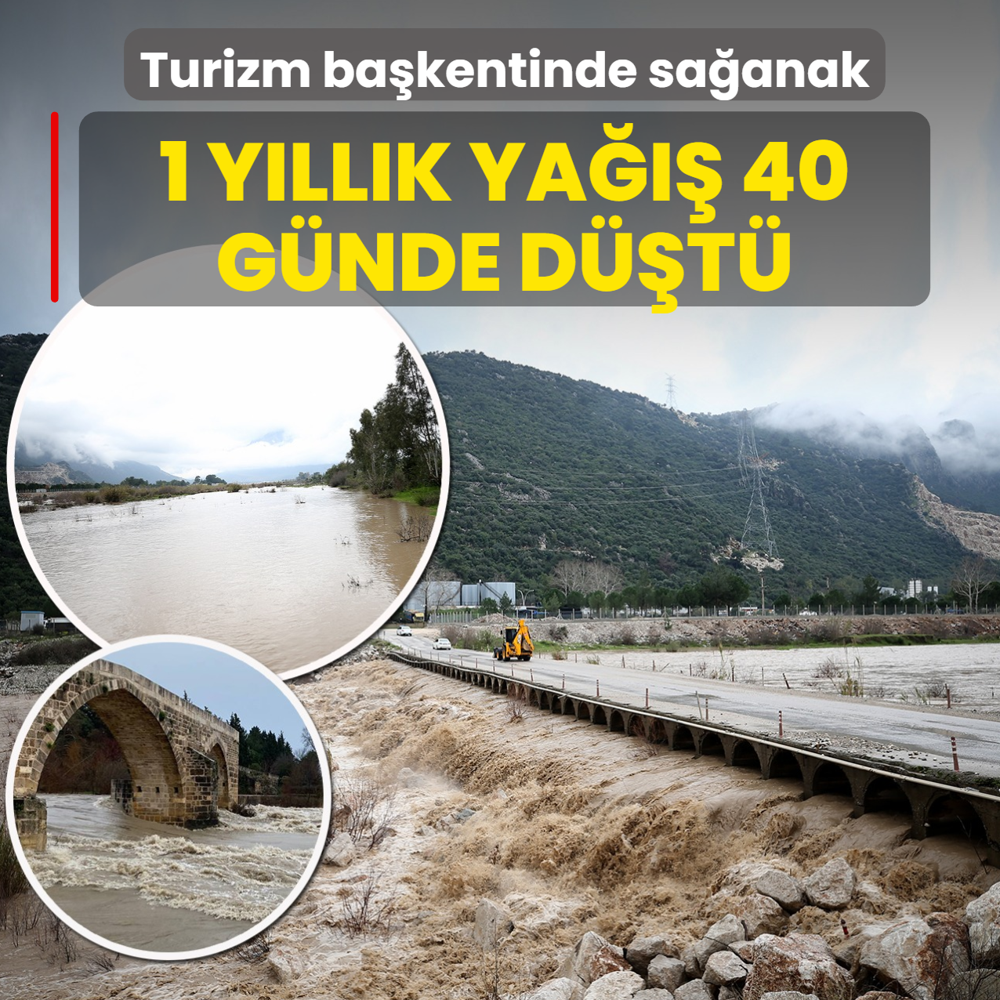 1 y�ll�k ya��� 40 g�nde d��t�! Turizmin ba�kentini sa�anak vurdu