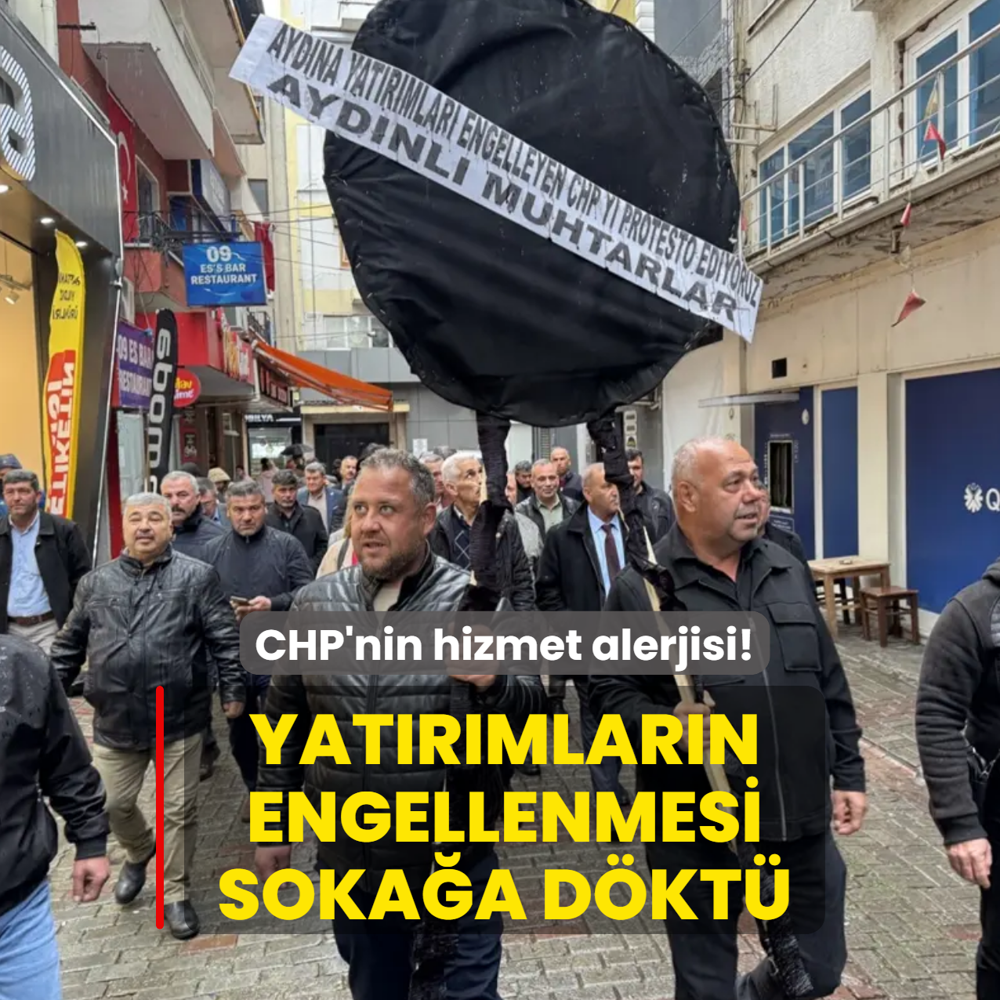 CHP'nin hizmet alerjisi! Yat�r�mlar�n engellenmesi muhtarlar� soka�a d�kt�