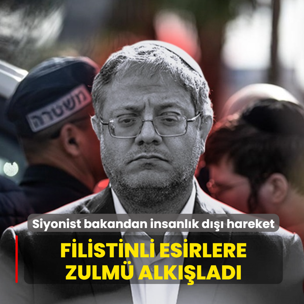 Siyonist bakandan insanl�k d��� hareket: Filistinli esirlere zulm� alk��lad�
