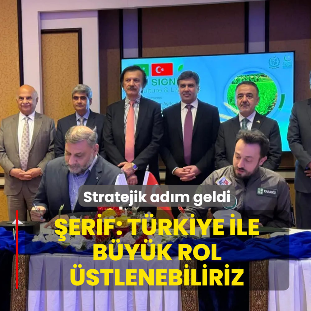 Stratejik ad�m geldi! Ba�bakan �erif: T�rkiye ile b�y�k rol �stlenebiliriz
