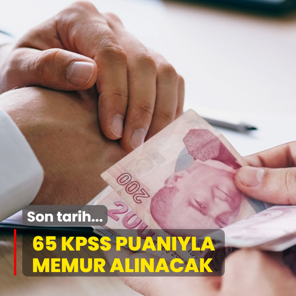 Ba�vuru i�in 65 KPSS puan� yetiyor! Memur al�m� yap�lacak