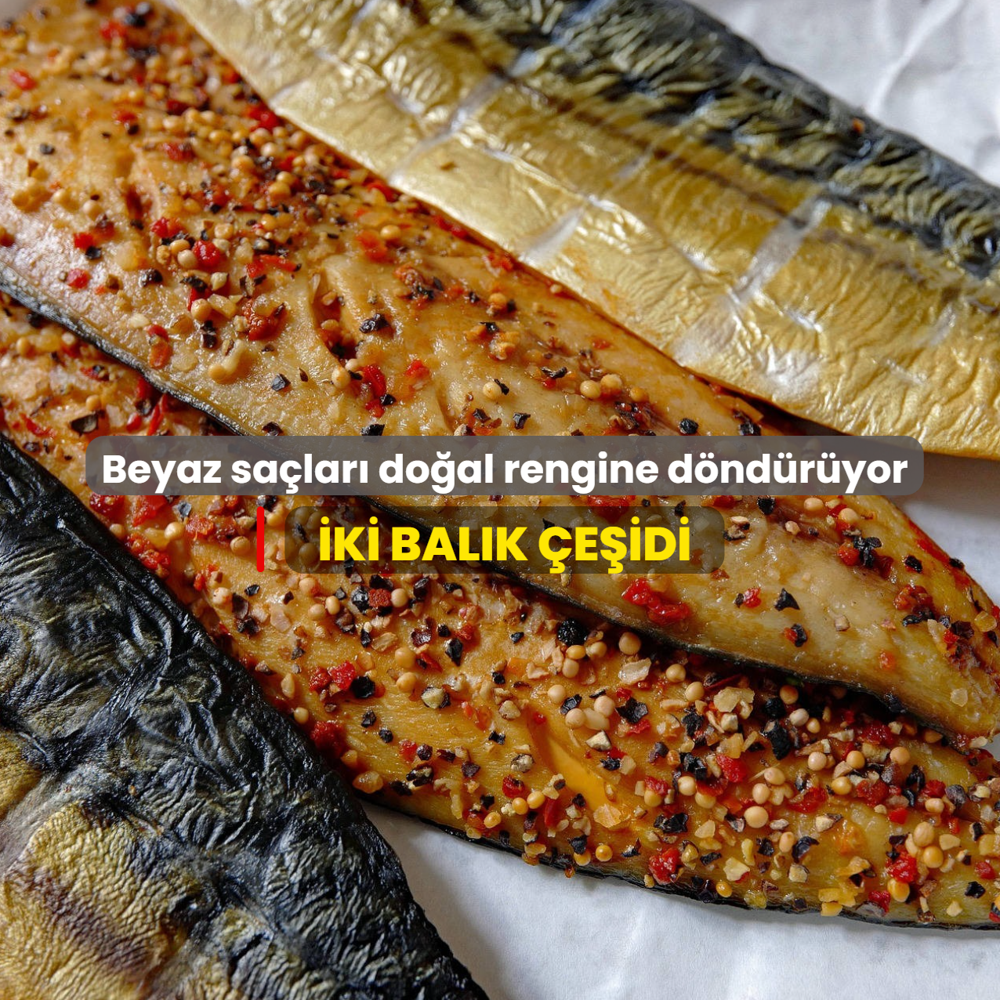 Beyaz sa�lar� do�al rengine d�nd�r�yor! Boya gibi iki bal�k