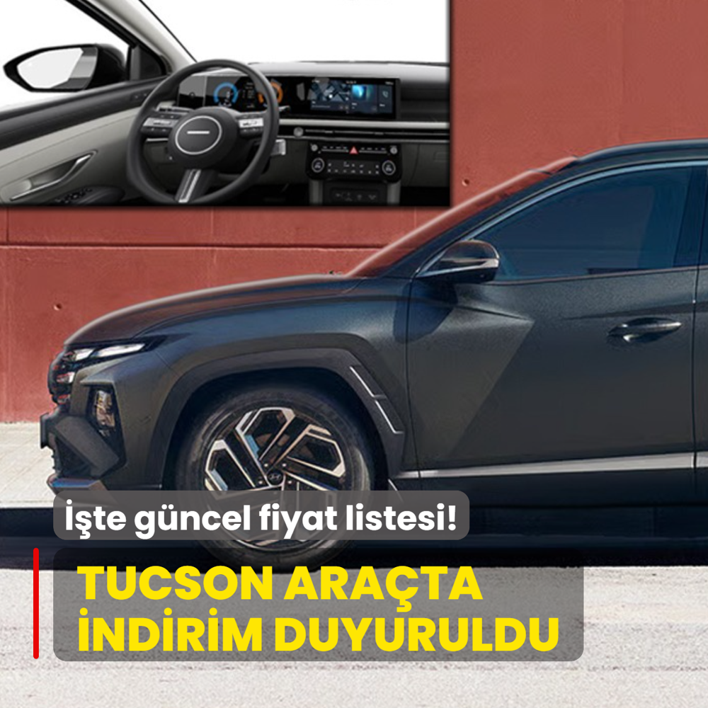 Otomotiv devi gemileri yakt�: Hyundai Tucson'un t�m versiyonlar�nda indirim! ��te g�ncel fiyat listesi...