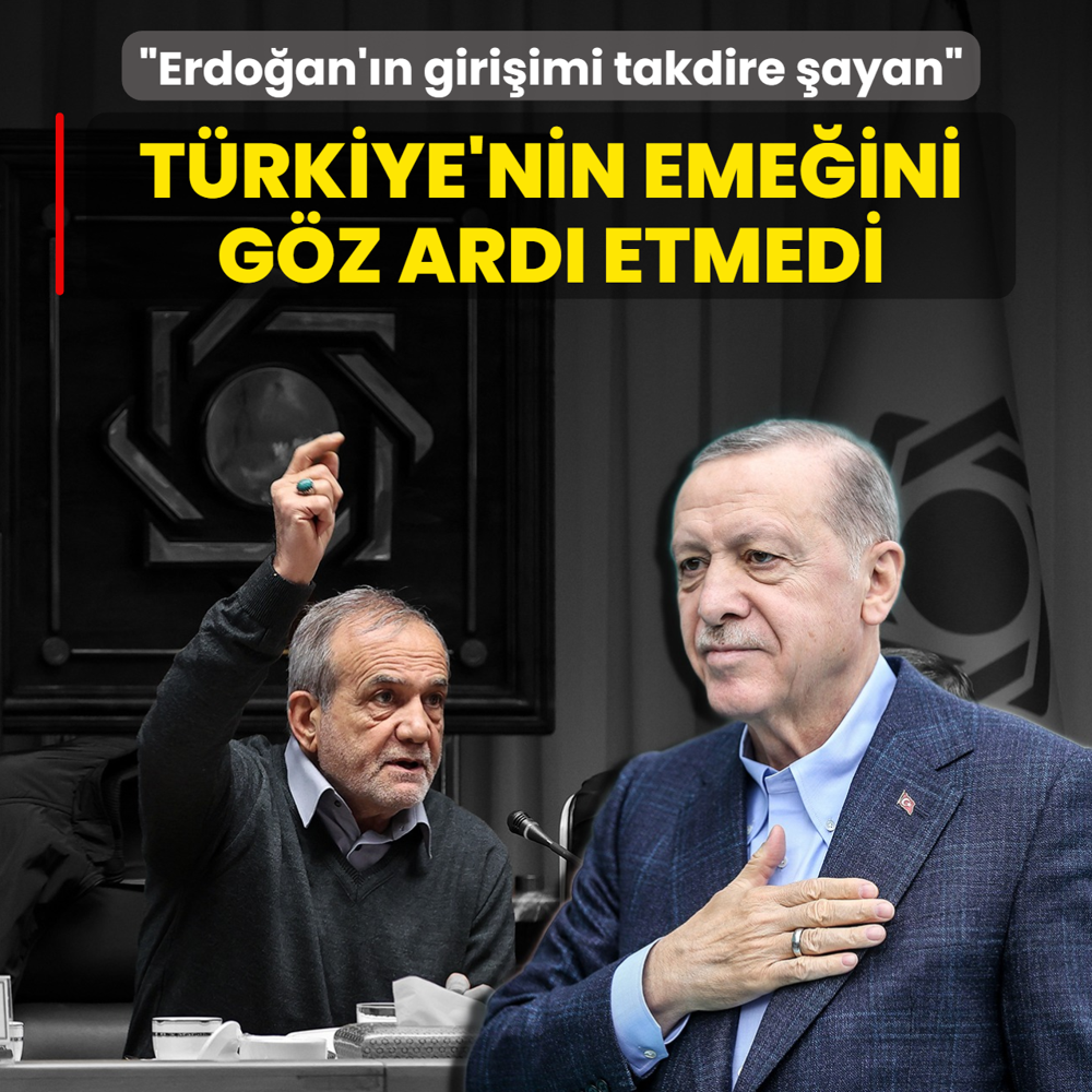 T�rkiye'nin eme�ini g�z ard� etmedi: Ba�kan Erdo�an'�n giri�imi takdire �ayand�r