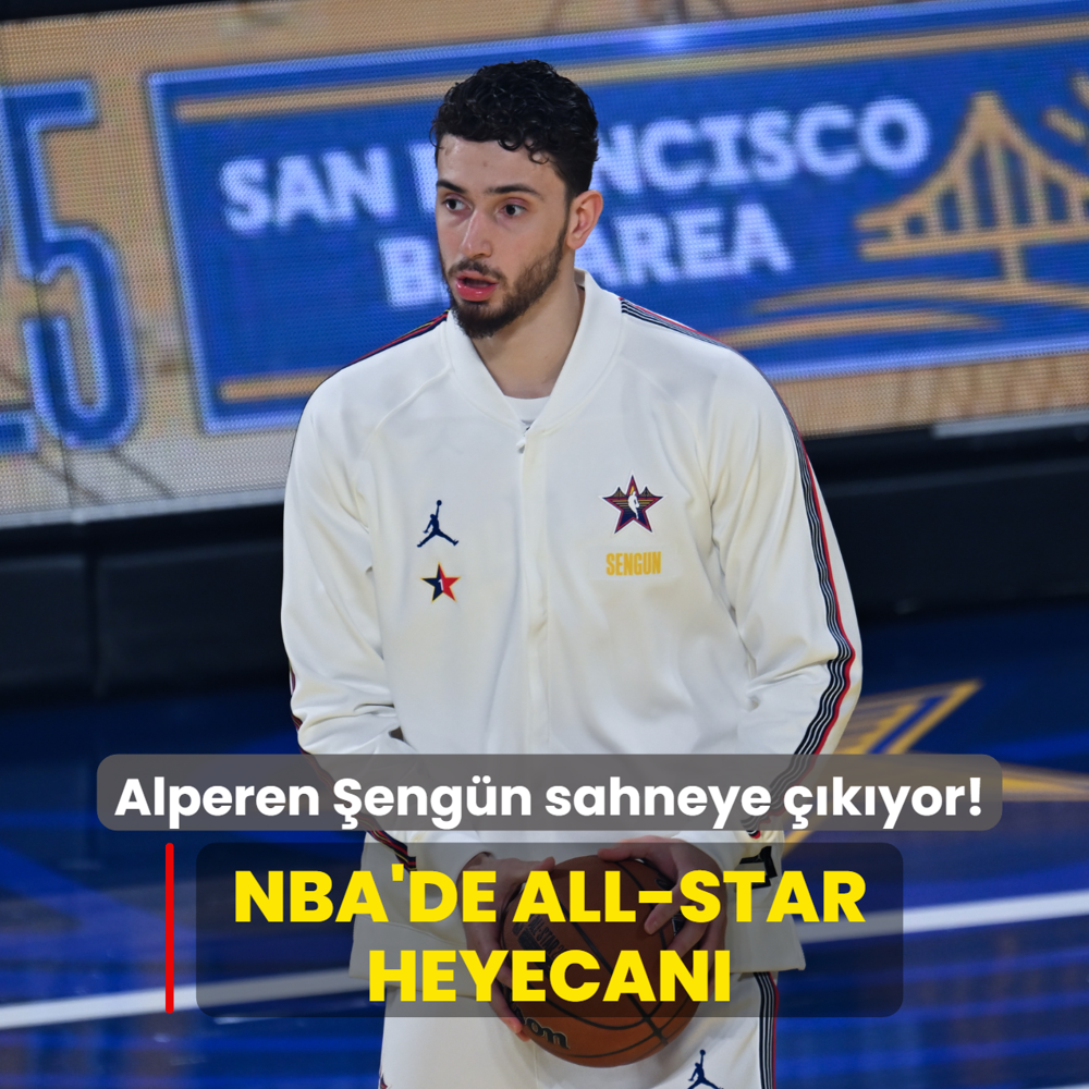 Alperen �eng�n sahneye ��k�yor! NBA'de All-Star heyecan�