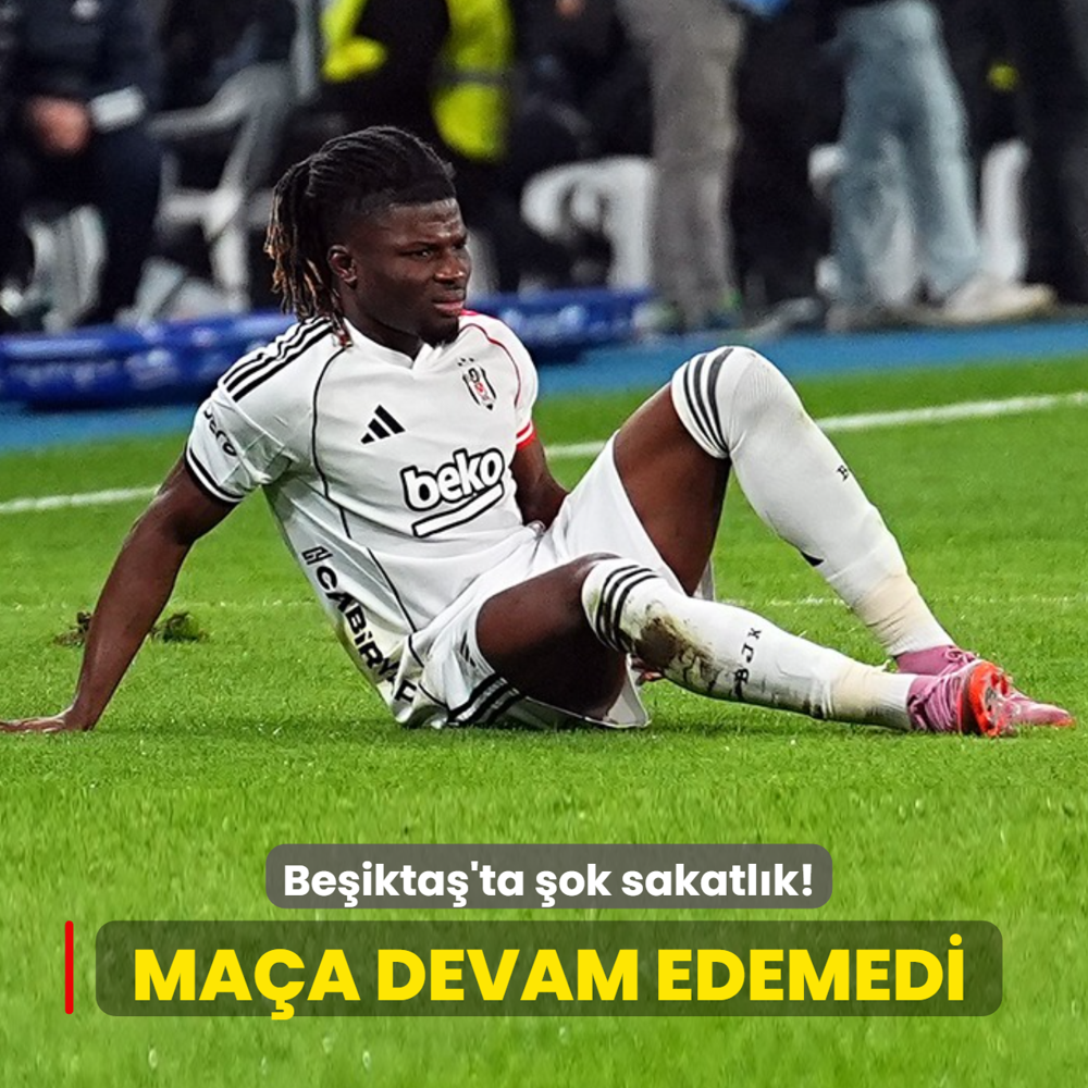 Be�ikta�'ta �ok sakatl�k! Ma�a devam edemedi