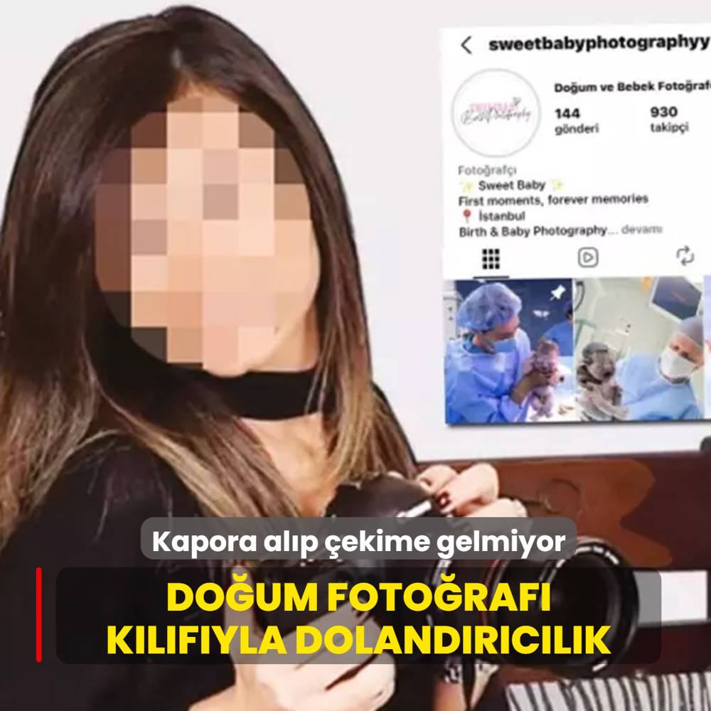 Do�um foto�raf� k�l�f�yla doland�r�c�l�k