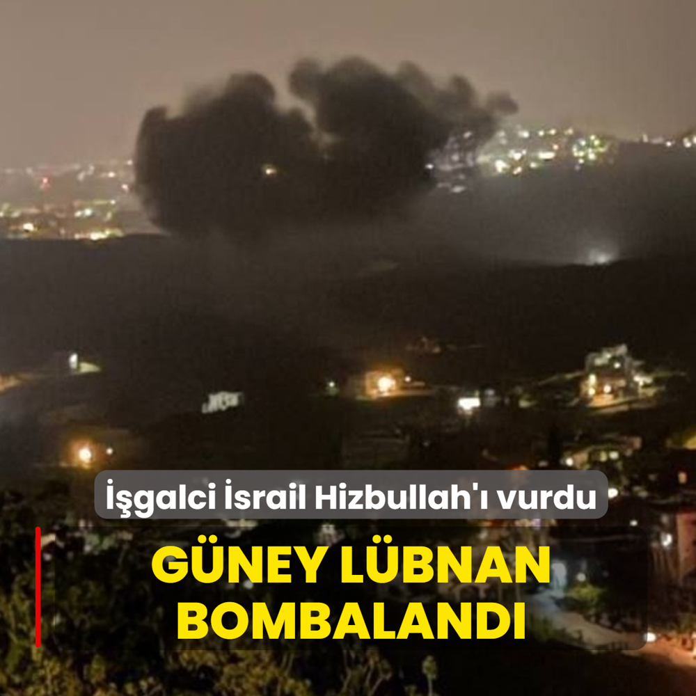 ��galci �srail Hizbullah'� vurdu! G�ney L�bnan bombaland�