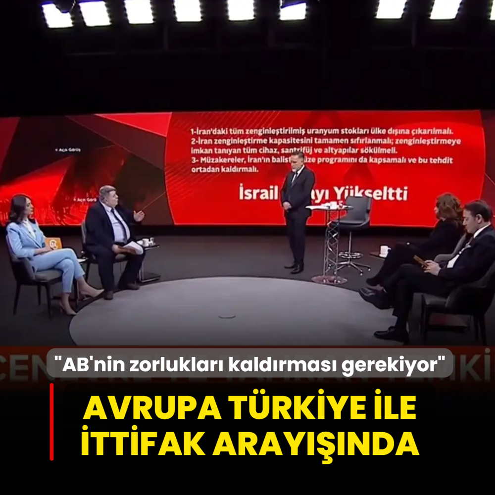 Avrupa, T�rkiye ile ittifak aray���nda... �AB'nin zorluklar� kald�rmas� gerekiyor�