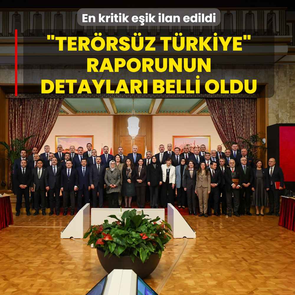 �Ter�rs�z T�rkiye� raporunun detaylar� belli oldu! En kritik e�ik ilan edildi