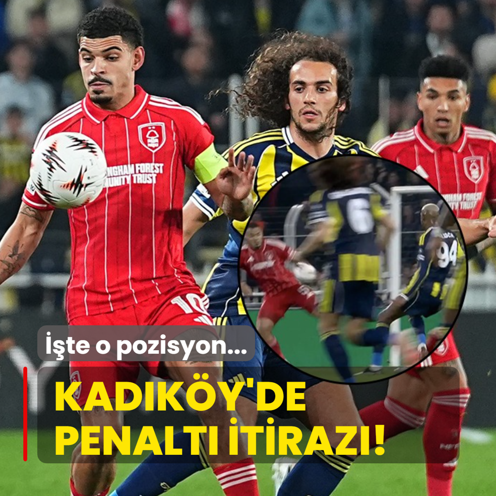 Kad�k�y'de penalt� itiraz�! ��te ceza sahas�nda ya�anan o pozisyon...