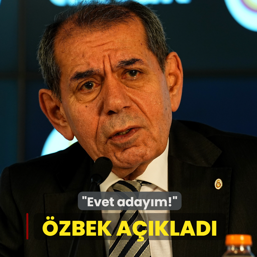 Dursun �zbek a��klad�! �Ba�kanl��a aday�m�