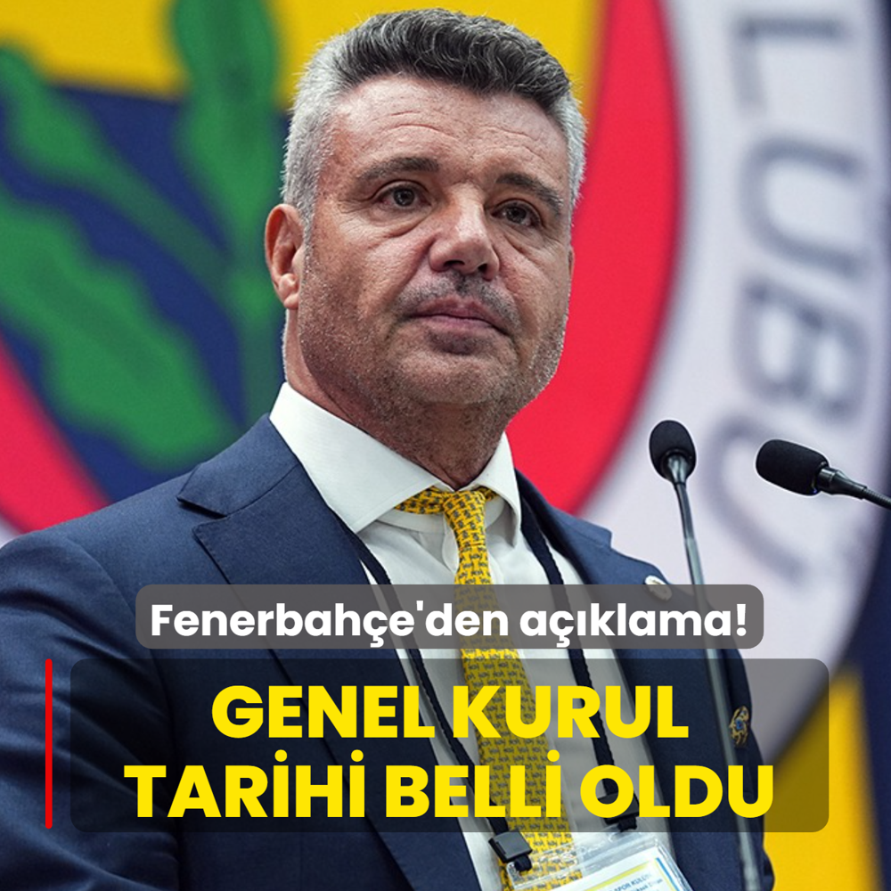 Fenerbah�e'den a��klama! Genel Kurul tarihi belli oldu