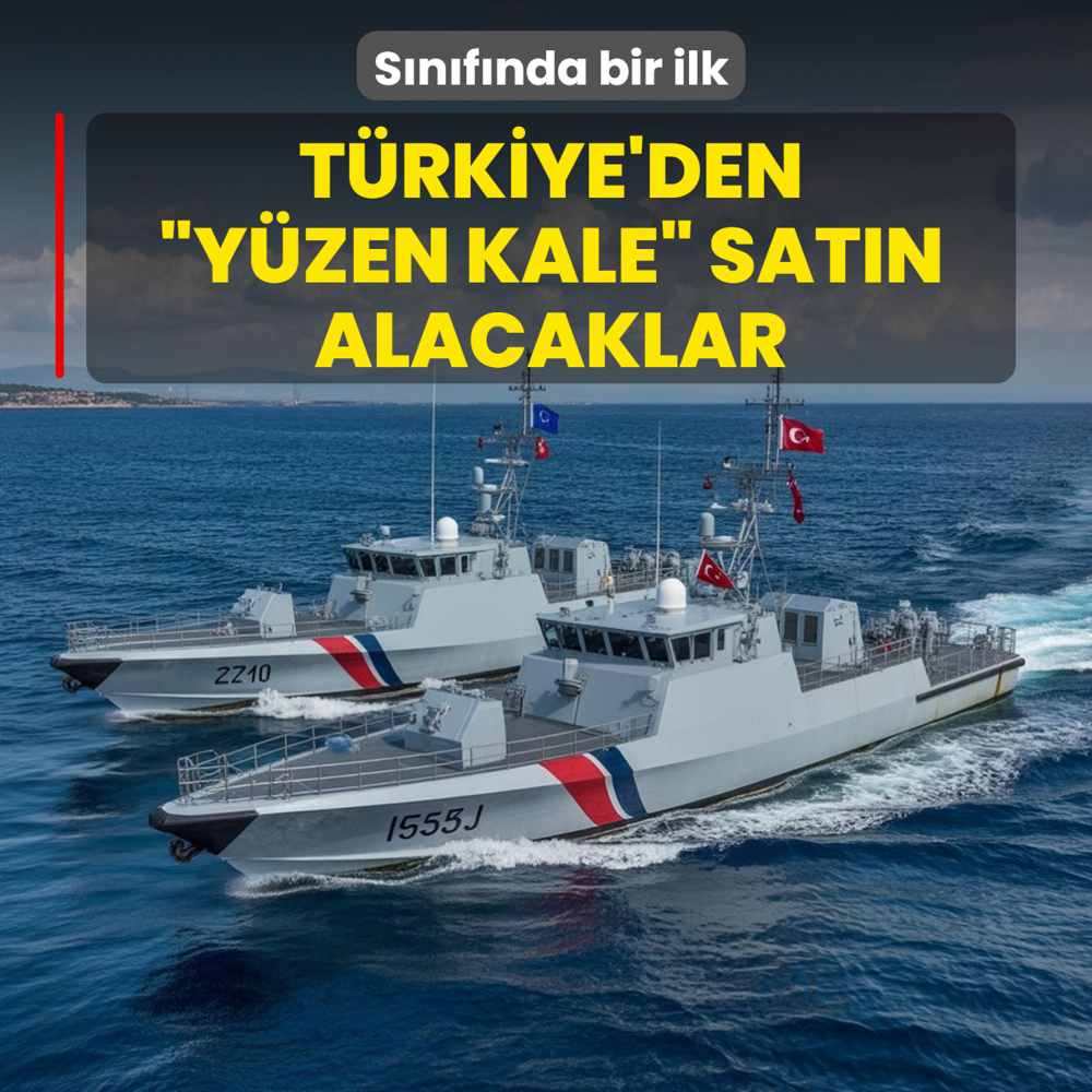 S�n�f�nda bir ilk... T�rkiye'den �y�zen kale� sat�n alacaklar