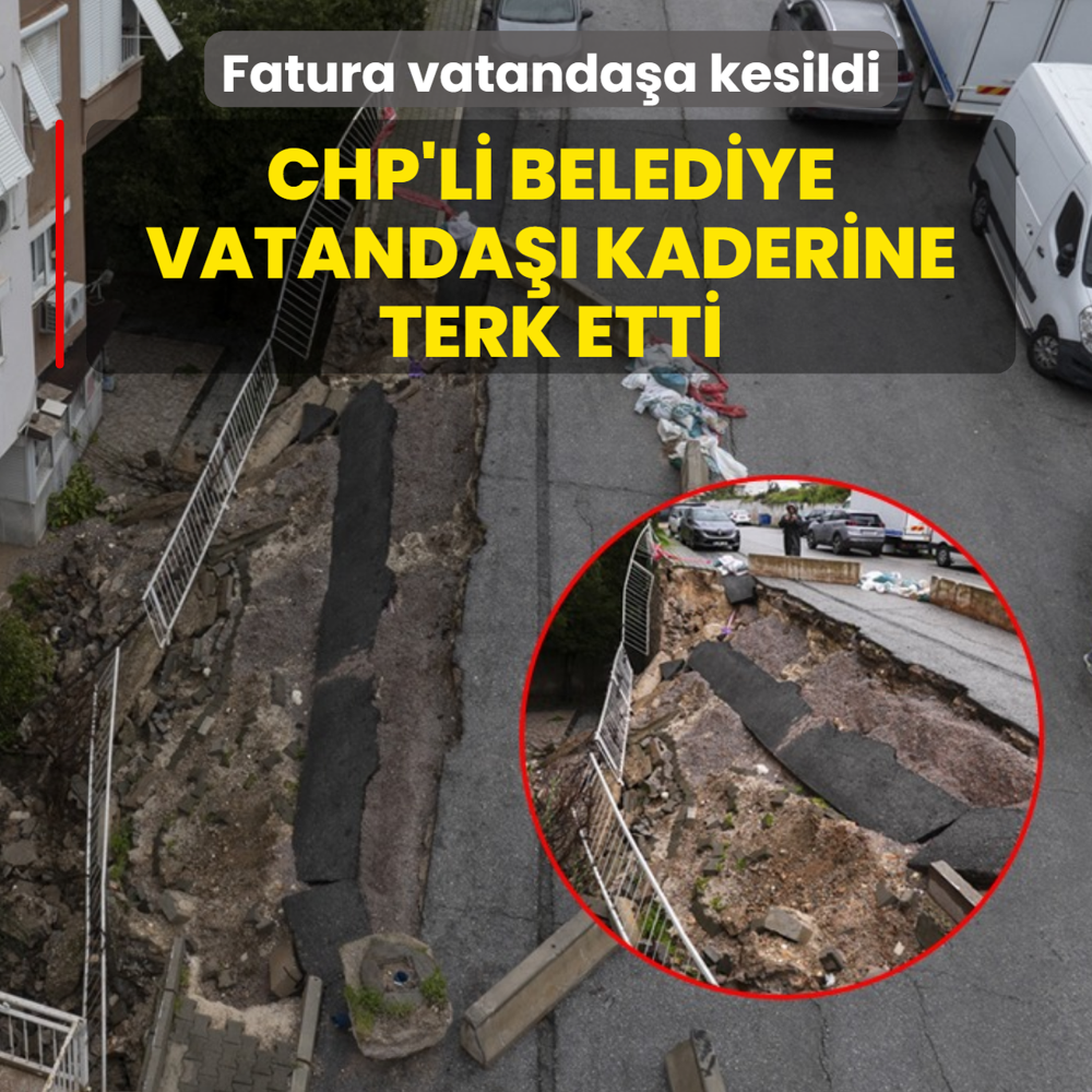 Fatura vatanda�a kesildi: CHP'li belediye vatanda�� kaderine terk etti