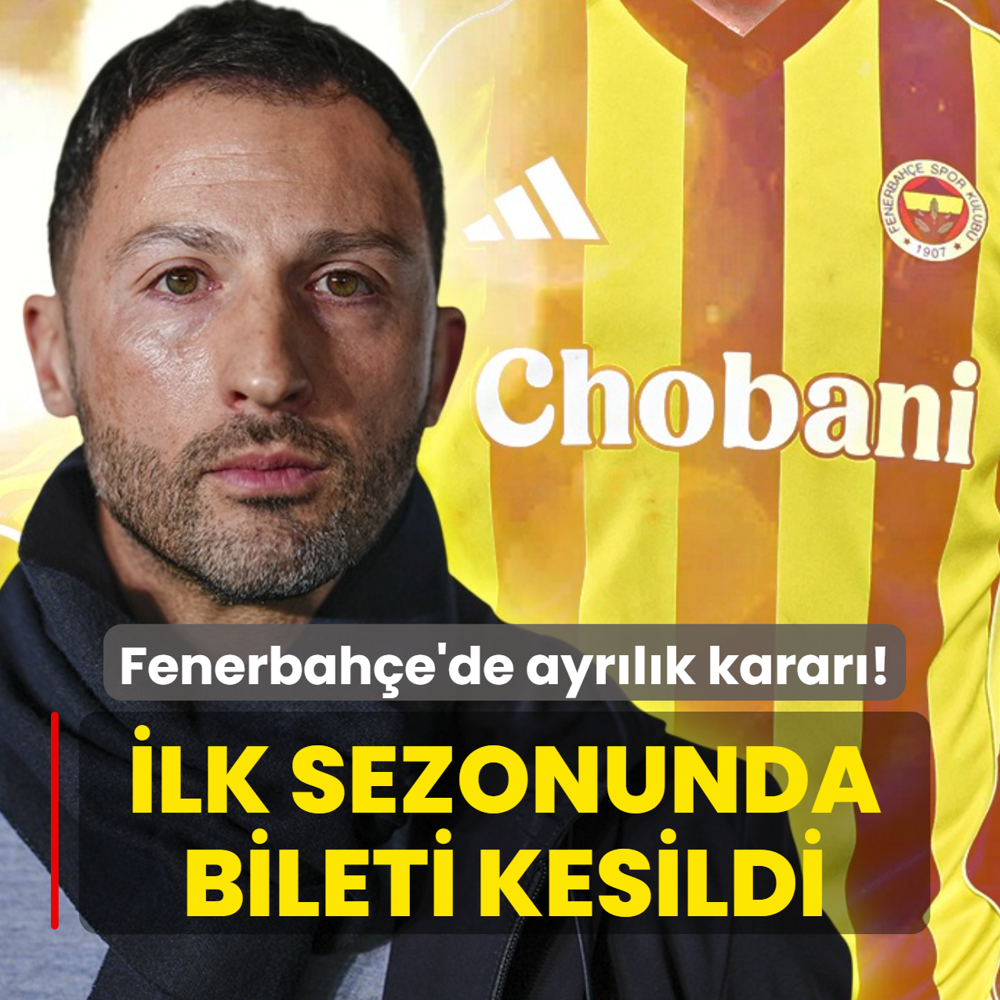 Fenerbah�e'de ayr�l�k karar�! �lk sezonunda bileti kesildi