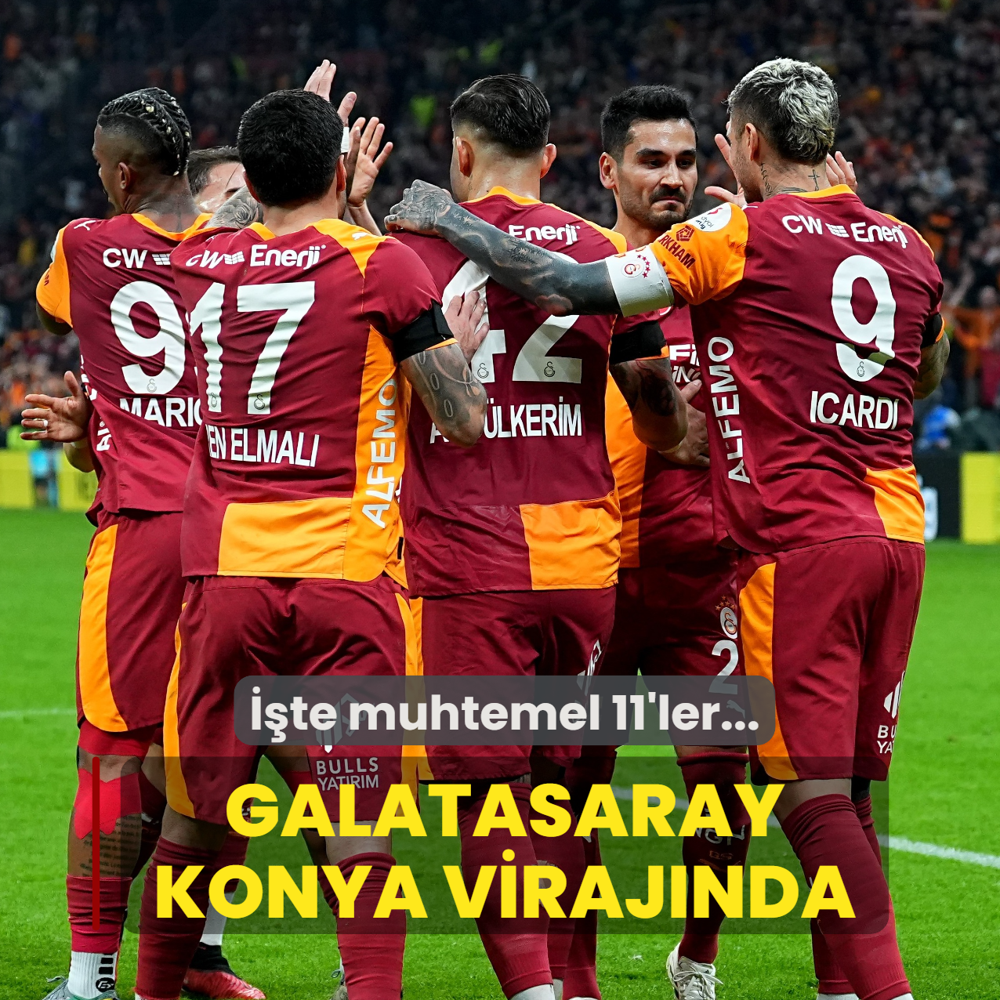 Galatasaray'�n rakibi Konyaspor! ��te muhtemel 11'ler...