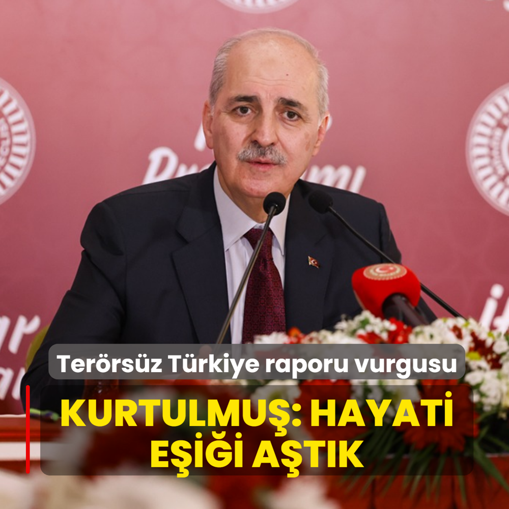 Ter�rs�z T�rkiye raporu vurgusu! Kurtulmu�: Hayati e�i�i a�t�k