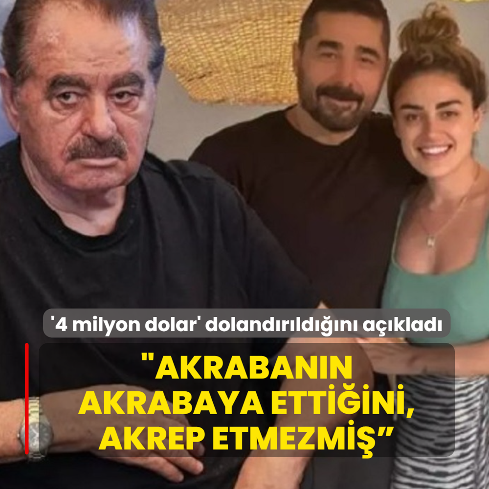 '4 milyon dolar' doland�r�ld���n� a��klayan �brahim Tatl�ses'ten sert s�zler: �Akraban�n akrabaya etti�ini, akrep bile etmezmi� 