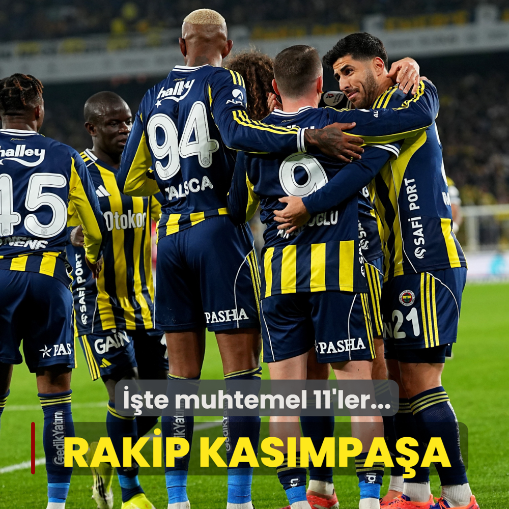Fenerbah�e'nin konu�u Kas�mpa�a! ��te muhtemel 11'ler...