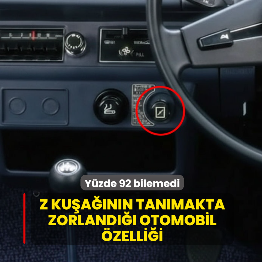 Y�zde 92 bilemedi: Z ku�a��n�n tan�makta zorland��� otomobil �zelli�i