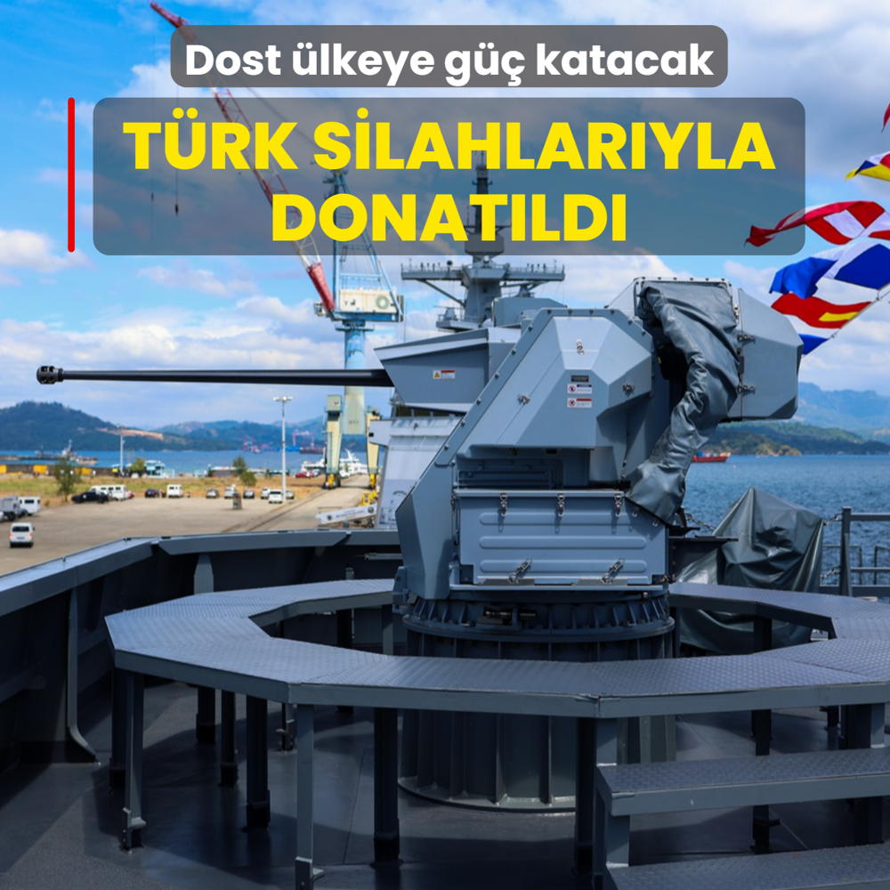 Dost �lkeye g�� katacak... T�rk silahlar�yla donat�ld�