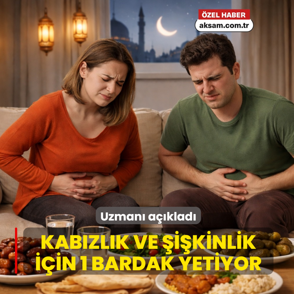 Ramazan'da kab�zl�k ve �i�kinlik i�in 1 bardak yetiyor! Gastroenteroji uzman� a��klad�
