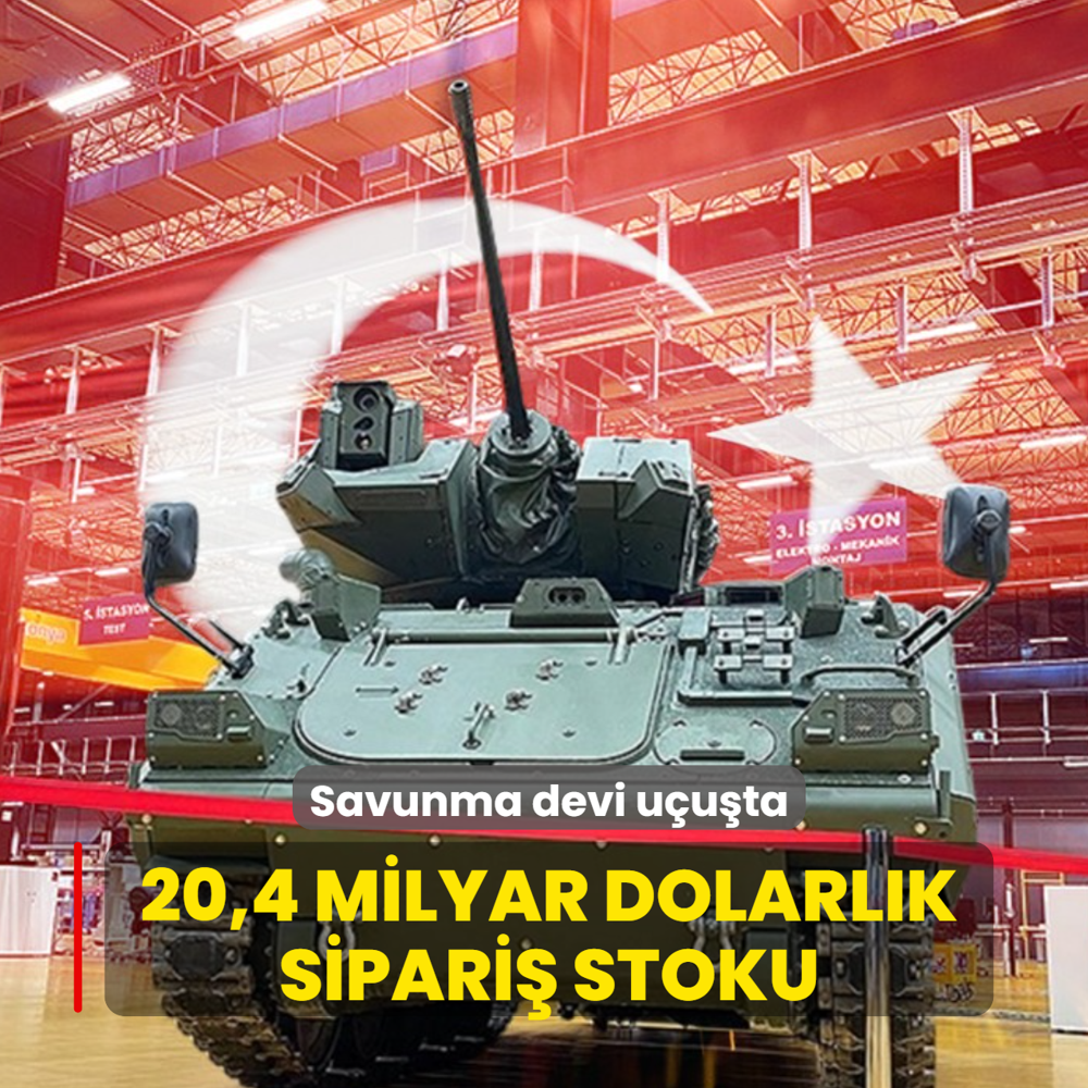 Savunma devi u�u�ta: 20,4 milyar dolarl�k sipari� stoku