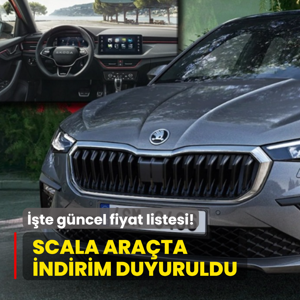 Skoda yapt� yapaca��n�: Scala ara�ta indirim duyuruldu! ��te g�ncel fiyat listesi...