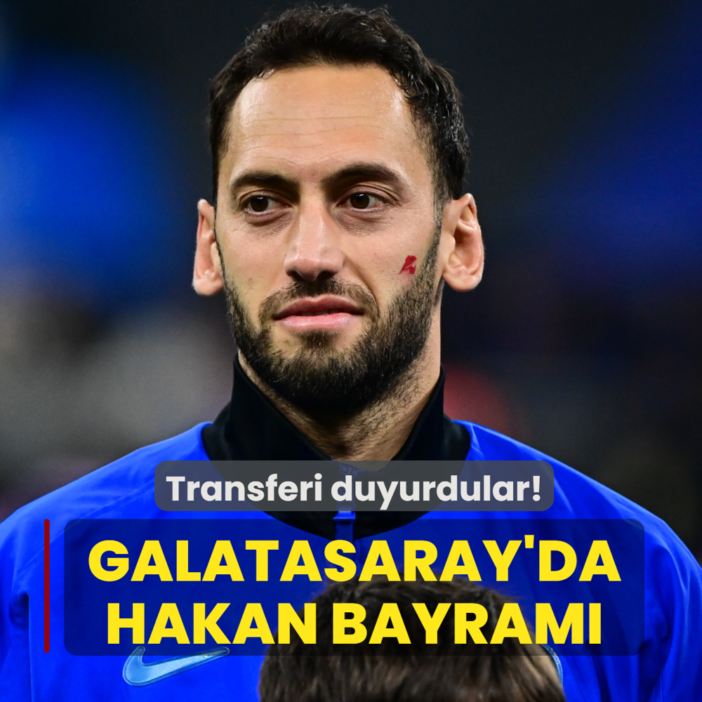 Galatasaray'da Hakan �alhano�lu bayram�! Transfer resmen duyuruldu