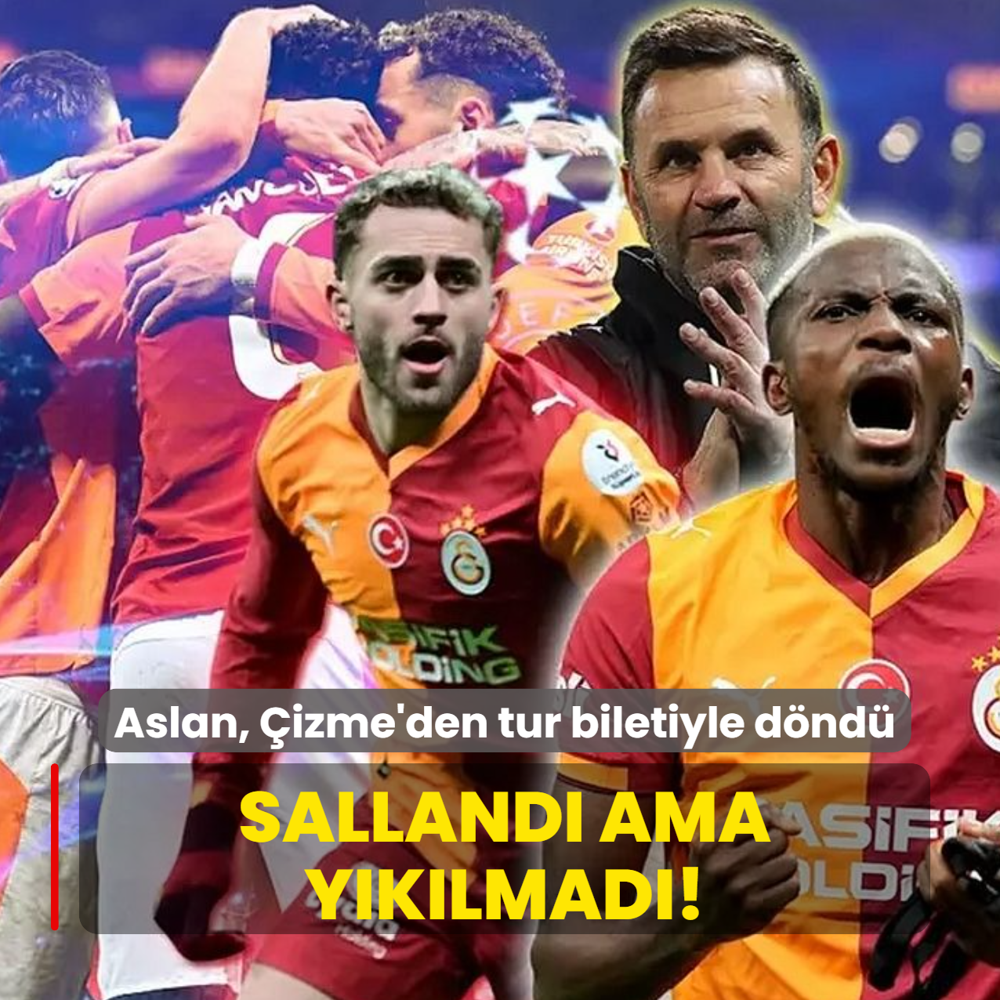 Salland� ama y�k�lmad�! Aslan, �izme'den tur biletiyle d�nd�